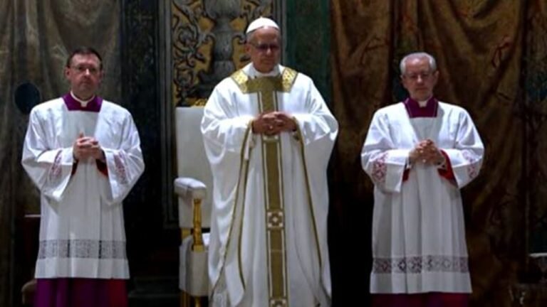 primera misa en directo, reacciones y nuevo pontificado